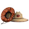 FOCO mens Nfl Team Logo Floral Sun Straw Hat, Team Logo, One Size US view 1