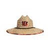 FOCO mens Nfl Team Logo Floral Sun Straw Hat, Team Logo, One Size US view 2