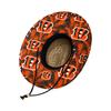 FOCO mens Nfl Team Logo Floral Sun Straw Hat, Team Logo, One Size US view 3