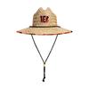 FOCO mens Nfl Team Logo Floral Sun Straw Hat, Team Logo, One Size US view 4
