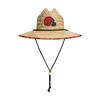 FOCO Mens Nfl Team Logo Floral Lifeguard Beach Sun Straw Hat, Team Logo view 4