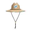 FOCO Mens Nfl Team Logo Floral Lifeguard Beach Sun Straw Hat, Team Logo view 4