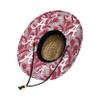 FOCO unisex adult Ncaa College Team Logo Floral Sun Straw Hat, Team Logo, One Size US view 3