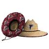 FOCO mens Nfl Team Logo Floral Sun Straw Hat, Team Logo, One Size US view 1