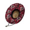 FOCO mens Nfl Team Logo Floral Sun Straw Hat, Team Logo, One Size US view 3