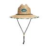 FOCO Mens Nfl Team Logo Floral Lifeguard Beach Sun Straw Hat, Team Logo view 4