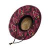 FOCO mens Nfl Team Logo Floral Sun Straw Hat, Team Logo, One Size US view 3