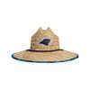 FOCO unisex adult Nfl Team Logo Floral Sun Straw Hat, Team Logo, One Size US view 2