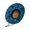 FOCO unisex adult Nfl Team Logo Floral Sun Straw Hat, Team Logo, One Size US view 3