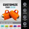 Cardio Max Ultra-Dense Stainless Steel Hand Weights with Anti-Slip Silicone Finger Loop Set of 2 for Workout, Fitness, Training for Men and Women - 3.0 lbs (Orange) + Free E-Book Workout Guide view 4
