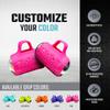 Cardio Max Ultra-Dense Stainless Steel Hand Weights with Anti-Slip Silicone Finger Loop Set of 2 for Workout, Fitness, Training for Men and Women - 3.0 lbs (Pink) + Free E-Book Workout Guide view 4