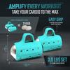 Cardio Max 3.0 lbs. (1.5 lb Each Egg) Ultra-Dense Stainless Steel Hand Weights with Anti-Slip Silicone Finger Loop Set of 2 for Workout, Fitness, Training for Men and Women + Free E-Book Workout Guide view 3