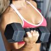 GymPaws Ladies Workout Gloves Pro - Washable Leather Hand Pads w 4 Fingerloop SweatProof Backing (Pink) view 4