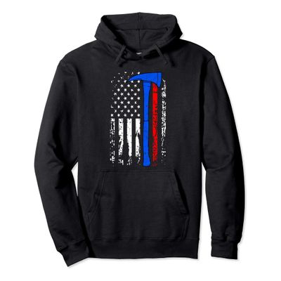 Puerto Rico Firefighter Shirt Puerto Rican Flag Fireman Pullover Hoodie