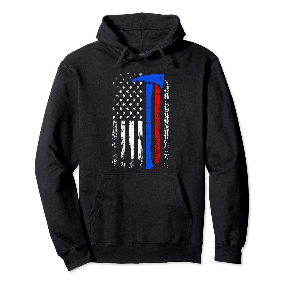 Puerto Rico Firefighter Shirt Puerto Rican Flag Fireman Pullover Hoodie