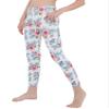 Hansber Kids Girls Tie Dye Running Pants High Waist Leggings Dance Sports Gymnastics Yoga Casualwear White 4 view 2