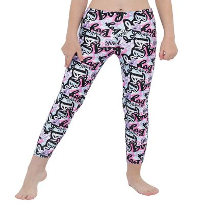 Hansber Kids Girls Tie Dye Running Pants High Waist Leggings Dance Sports Gymnastics Yoga Casualwear Rose Pink 4