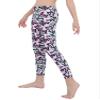 Hansber Kids Girls Tie Dye Running Pants High Waist Leggings Dance Sports Gymnastics Yoga Casualwear Rose Pink 4 view 2