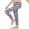 Hansber Kids Girls Tie Dye Running Pants High Waist Leggings Dance Sports Gymnastics Yoga Casualwear Rose Pink 4 view 4