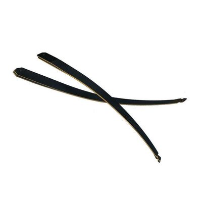 AMEYXGS 60 Inch Black Hunter Takedown Longbow Limbs 25-60 Lbs Replacement Bow Limbs Only for Right Hand and Left Hand (45 Lbs, Left Handed)