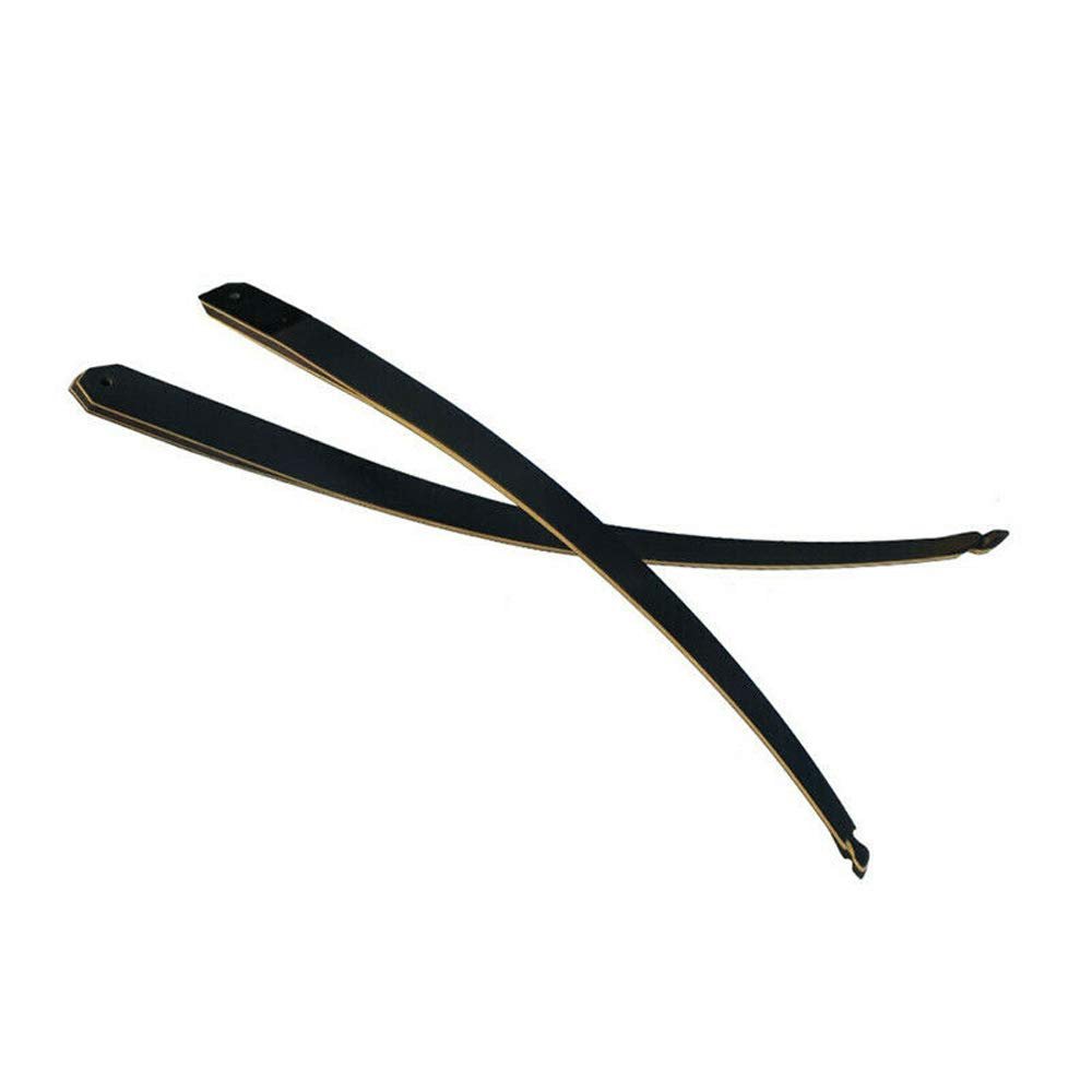 AMEYXGS 60 Inch Black Hunter Takedown Longbow Limbs 25-60 Lbs Replacement Bow Limbs Only for Right Hand and Left Hand (45 Lbs, Left Handed)