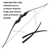 AMEYXGS 60 Inch Black Hunter Takedown Longbow Limbs 25-60 Lbs Replacement Bow Limbs Only for Right Hand and Left Hand (45 Lbs, Left Handed) view 3