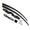 AMEYXGS 60 Inch Black Hunter Takedown Longbow Limbs 25-60 Lbs Replacement Bow Limbs Only for Right Hand and Left Hand (40 Lbs, Right Handed) view 4