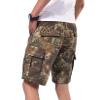 BACKBONE Mens Army Tactical Military BDU Camouflage Shorts Work Fishing Camping Casual Cargo Shorts (Green Python -Ripstop,Size 34) view 3