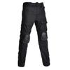 HARGLESMAN Men's Tactical Airsoft Long Sleeve Uniform Set Shirts Snug Fitting Top Shirt Practical Painting Ball Comfortable Breathable Soft Work Hiking Fishing Hunting Outdoor Suits Black XL view 3
