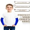 Geyoga 10 Pairs Kids Arm Sleeves Ice Cream Arm Sleeves Baseball Youth UV Protection Anti-slip Silk Covers(Mixing Colors,4-8 Years,Simple Pattern) view 4