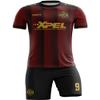 ORKY Boy Soccer Jersey Men Team Uniform Kids Customize Name Number Logo Football Short Long Sleeve Girl Soccer Shirt (Black 5XL) view 1