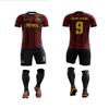 ORKY Boy Soccer Jersey Men Team Uniform Kids Customize Name Number Logo Football Short Long Sleeve Girl Soccer Shirt (Black 5XL) view 2