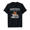 Whisky Comes In, Wisdom Comes Out T-Shirt view 1