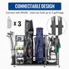 Mythinglogic Golf Storage Garage Organizer,Golf Bag Storage Stand and Other Golfing Equipment Rack,Extra Large Design for Golf Clubs Accessories,2 golf bag rack view 3
