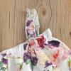 Baby Girl Shorts Set Crop Top Camisole Shirt&Ripped Jeans Shorts Toddler Summer Clothing Outfits (4-5T,Floral top+Jeans Shorts) view 4