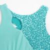 VernLan Girls Sleeveless Sequin Dance Crop Top Gymnastic Sports Vest Tank Top Shirts Jazz Modern Dance wear Costume Mint Green 6 view 4