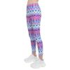 CHICTRY Girls Tie Dye Athletic Legging Pants Gymnastics Ballet Sports Tights Performance Dancewear Purple&Pink 4 view 4