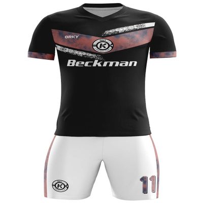 ORKY Customize Soccer Jersey, Men Kids Personalized Name Number Team Outfit, Women Custom Sport Uniform Eagle (Black L)