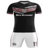 ORKY Customize Soccer Jersey, Men Kids Personalized Name Number Team Outfit, Women Custom Sport Uniform Eagle (Black L) view 1