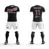 ORKY Customize Soccer Jersey, Men Kids Personalized Name Number Team Outfit, Women Custom Sport Uniform Eagle (Black L) view 3