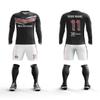 ORKY Customize Soccer Jersey, Men Kids Personalized Name Number Team Outfit, Women Custom Sport Uniform Eagle (Black L) view 4