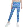 CHICTRY Girls Tie Dye Athletic Legging Pants Gymnastics Ballet Sports Tights Performance Dancewear Green&Blue 4 view 1