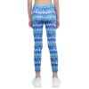 CHICTRY Girls Tie Dye Athletic Legging Pants Gymnastics Ballet Sports Tights Performance Dancewear Green&Blue 4 view 4