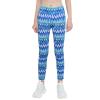 YONGHS Kids Girls Athletic Sweatpants Sports Trackpants Tights Leggings Pants for Yoga/Workout/Gym Green&Blue 14 view 1