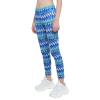 YONGHS Kids Girls Athletic Sweatpants Sports Trackpants Tights Leggings Pants for Yoga/Workout/Gym Green&Blue 14 view 3