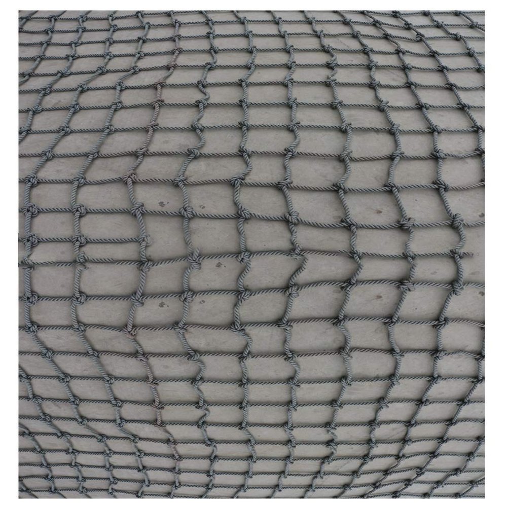 Climbing Net Swing Set for Adults Kids Child Playground Climbing Netting Hammock Safety Net Large Play Indoor Outdoor Balcony Railing Protection Fence Net Dia 10mm (Size : 2X2m/6.6X6.6ft)