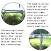 Climbing Net Swing Set for Adults Kids Child Playground Climbing Netting Hammock Safety Net Large Play Indoor Outdoor Balcony Railing Protection Fence Net Dia 10mm (Size : 2X2m/6.6X6.6ft) view 3