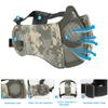 Yzpacc Airsoft Mask with Goggles, Foldable Half Face Airsoft Mesh Mask with Ear Protection for Paintball Shooting Cosplay CS Game view 3
