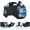 Yzpacc Airsoft Mask with Goggles, Foldable Half Face Airsoft Mesh Mask with Ear Protection for Paintball Shooting Cosplay CS Game view 3