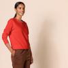 Amazon Essentials Women's Fleece Crewneck Pullover Sweatshirt (Available in Plus Size), Red, Medium view 3